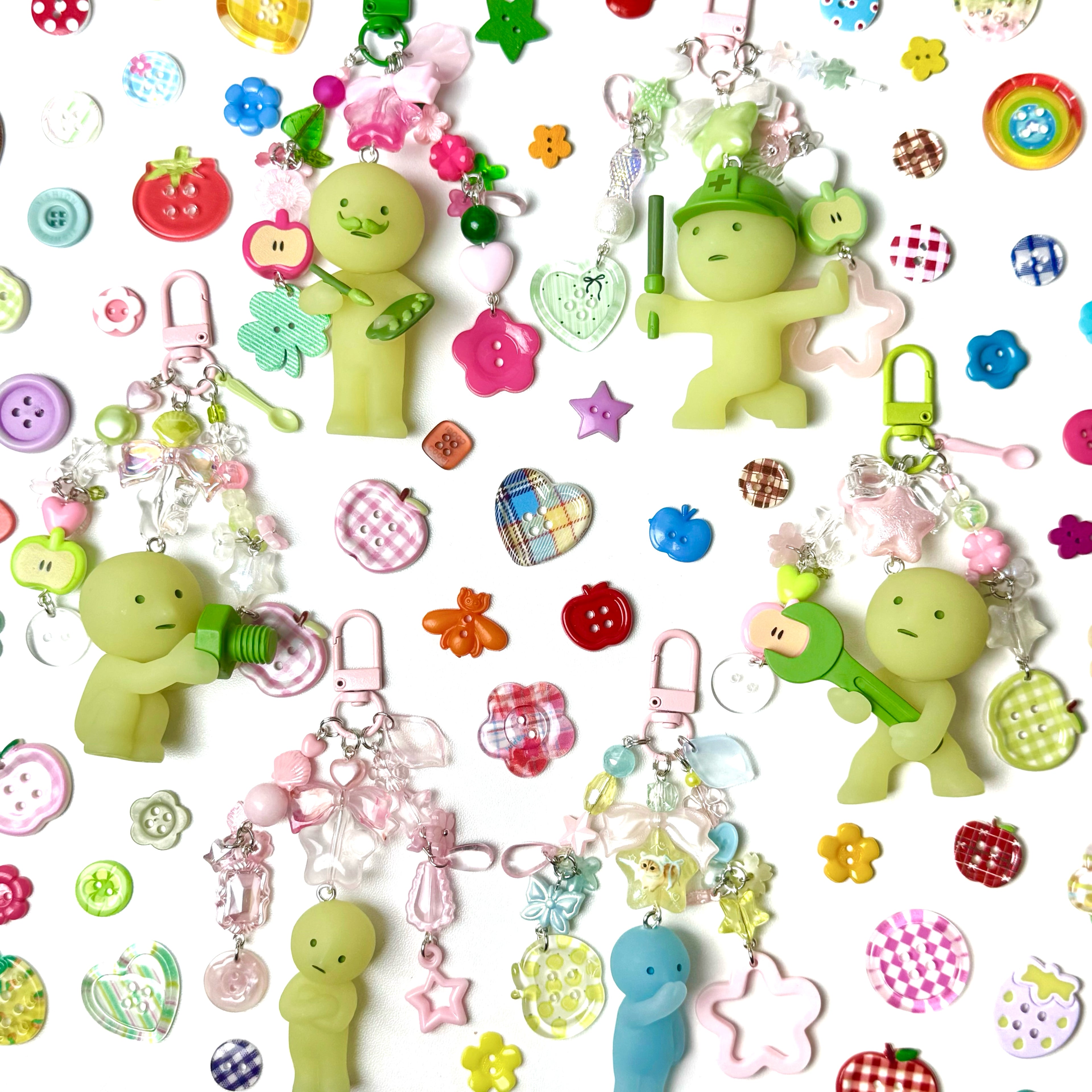 smiski keychains