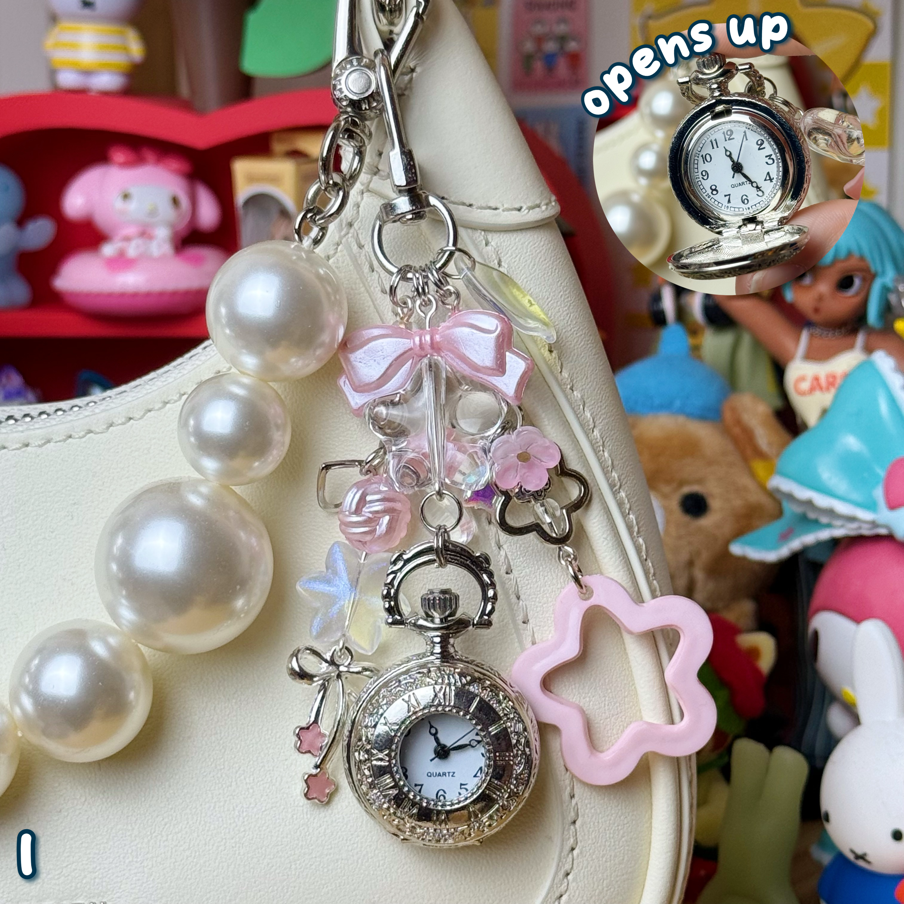 pocket watch keychains