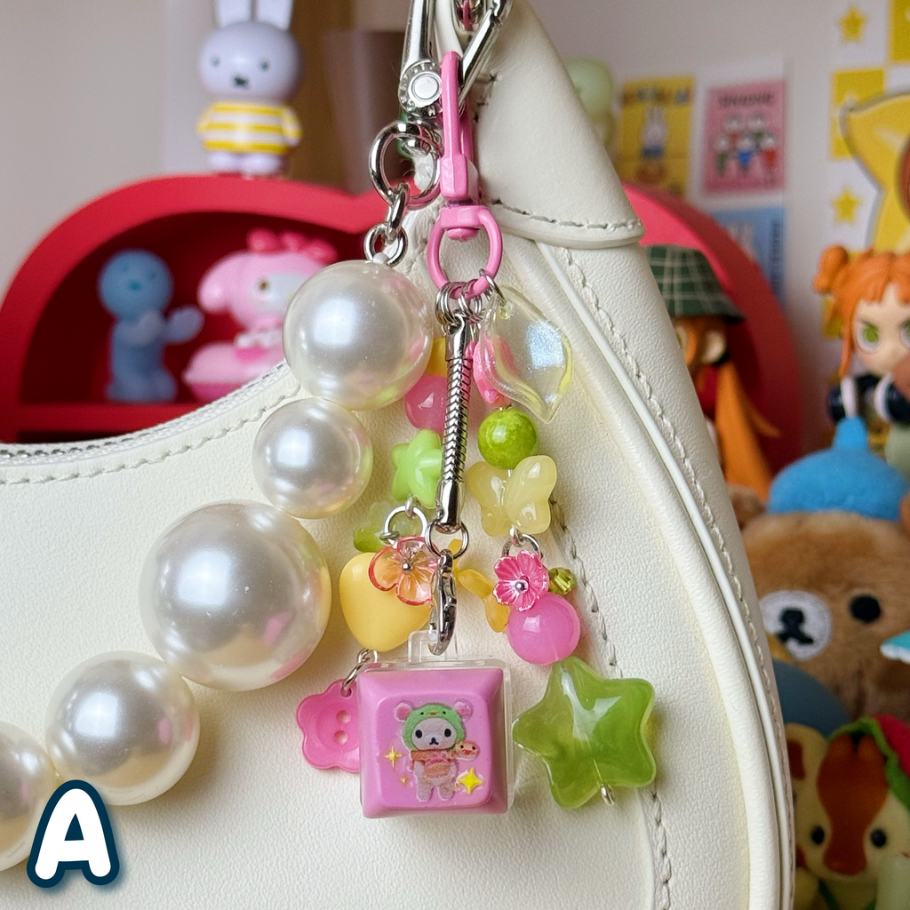 keycap keychains – studio starfruit