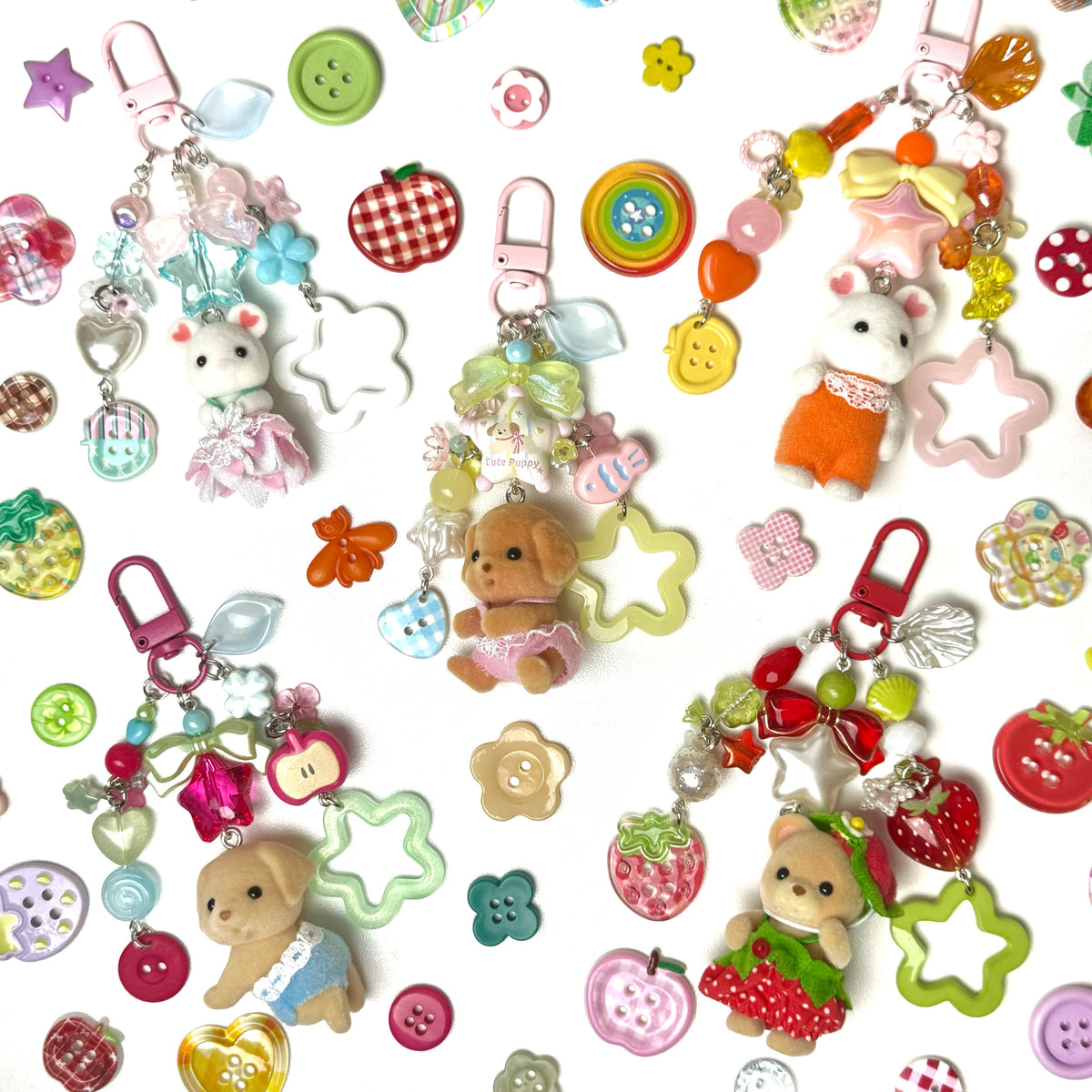 critter keychains