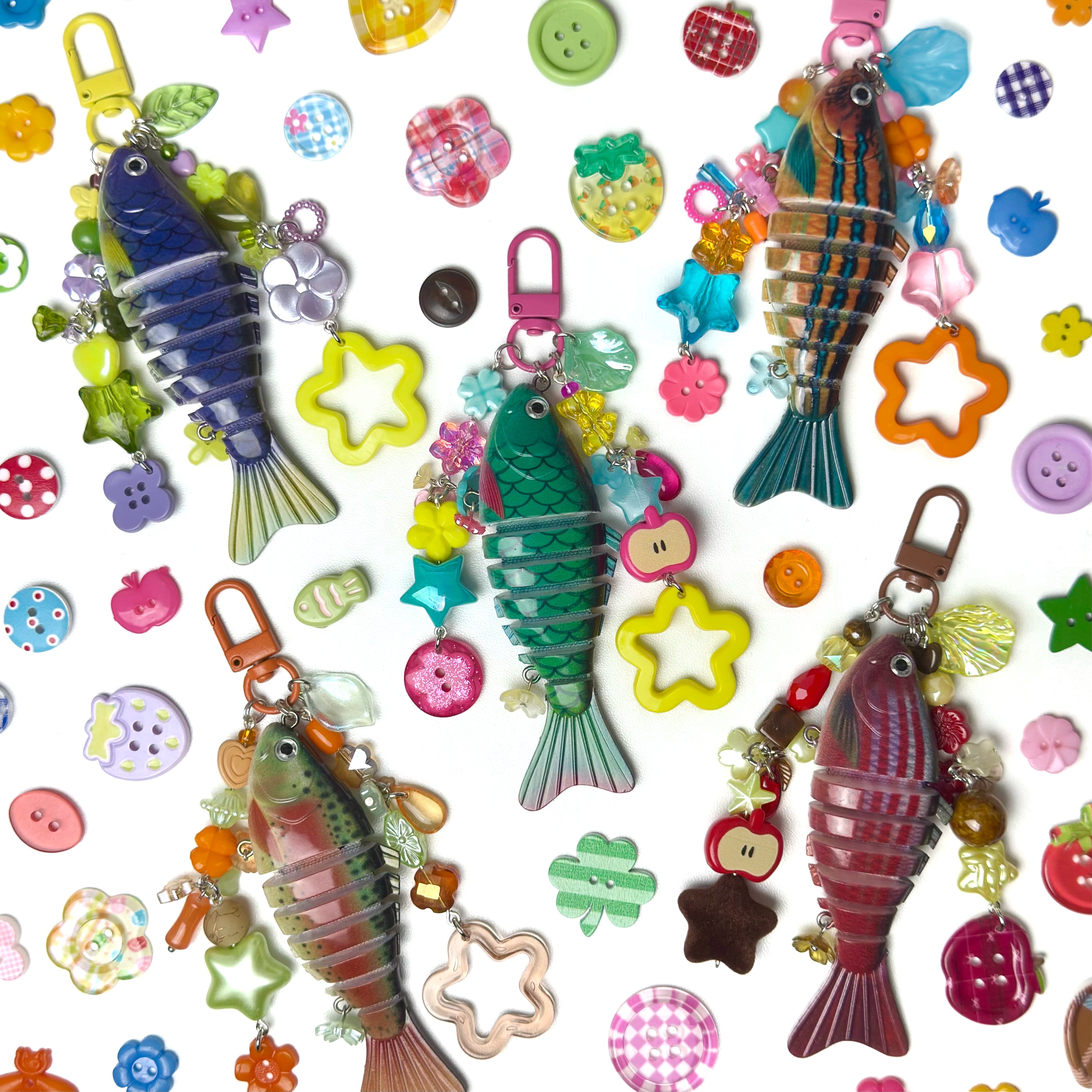 fish keychains – studio starfruit