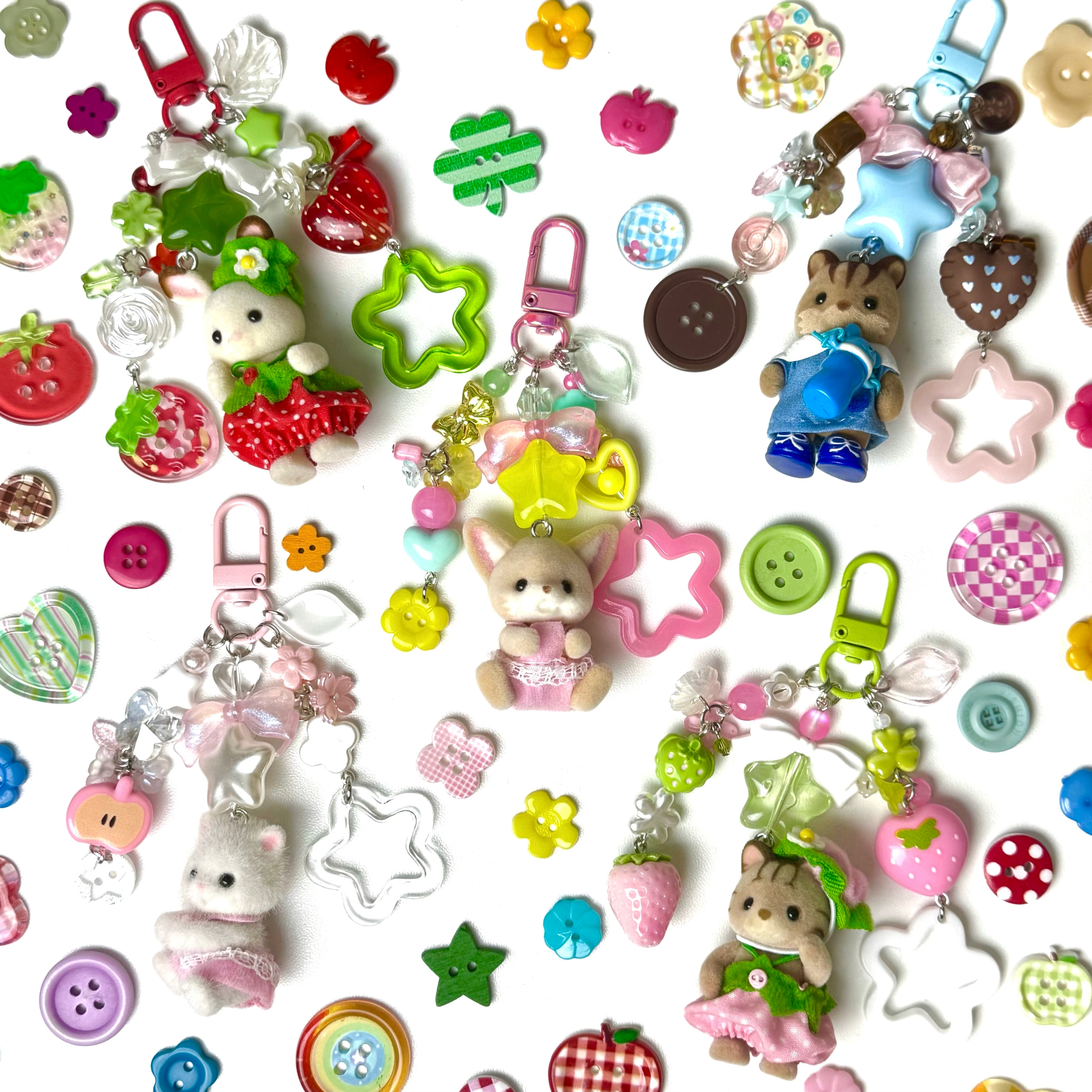 critter keychains – studio starfruit