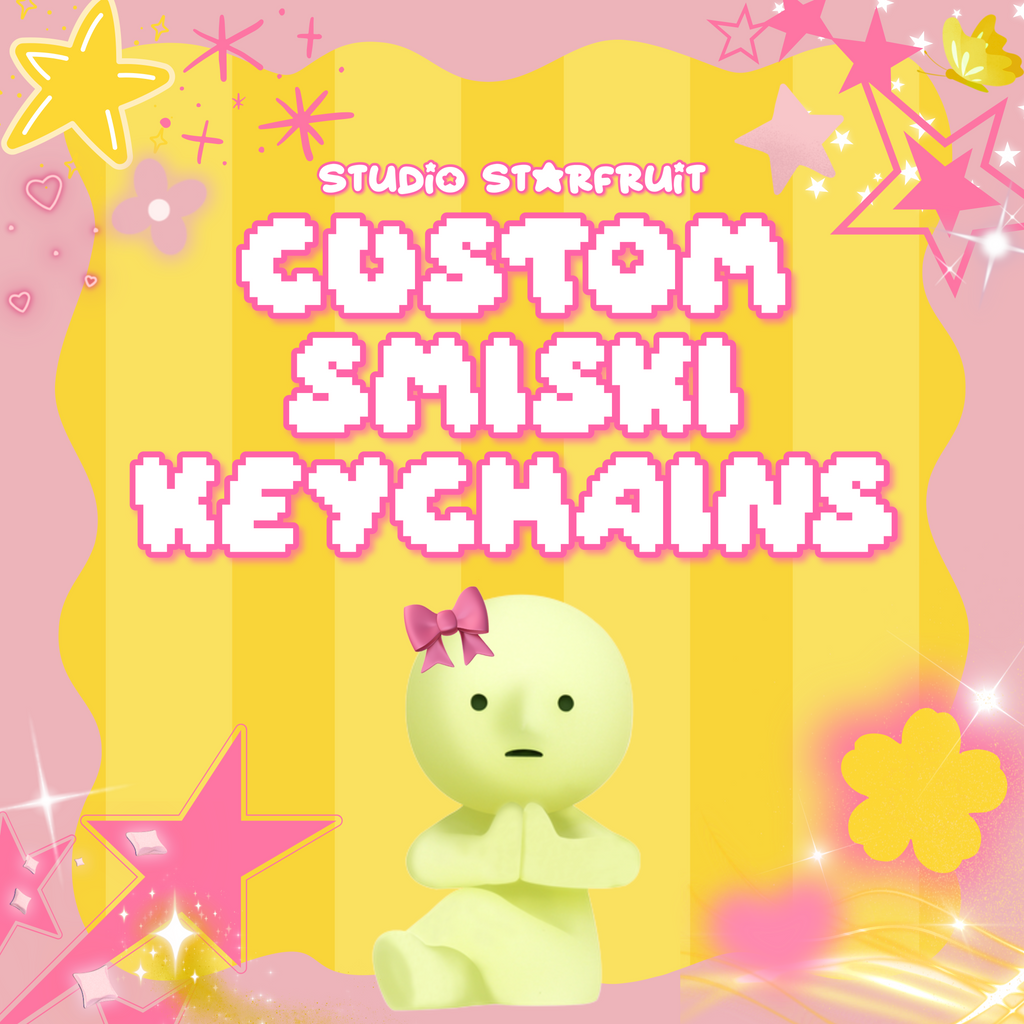 custom smiski keychains